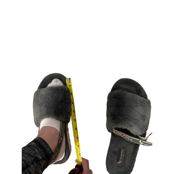 Ugg Koolaburra Grey Platform Slippers - Size ~ 8 - Picture 4 of 5